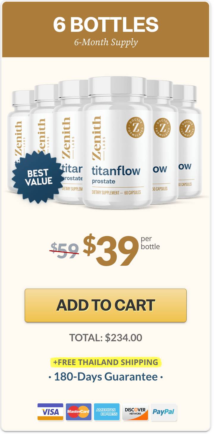 TitanFlow - 6 Bottles
